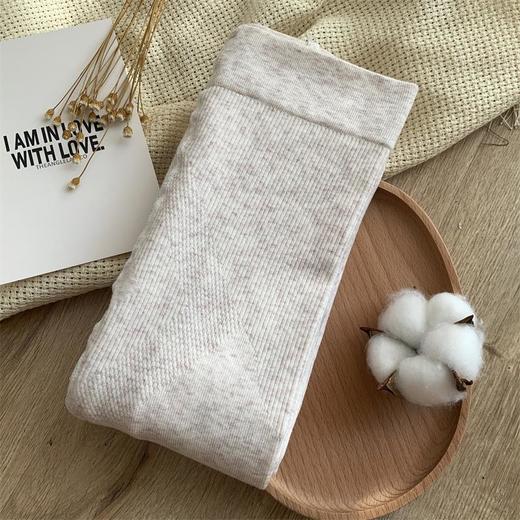 秋冬【日系竖条纹打底裤】外穿中厚秋冬季连脚裤袜棉螺纹袜裤 商品图5