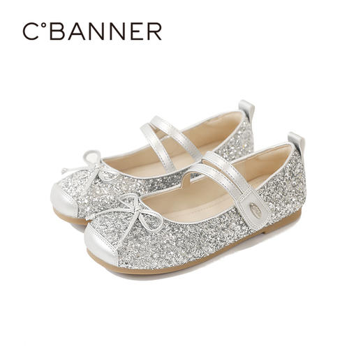千百度童鞋亮片水晶/水钻鞋新款单鞋洋气可爱玛丽珍鞋女气质百搭A25197762 商品图5