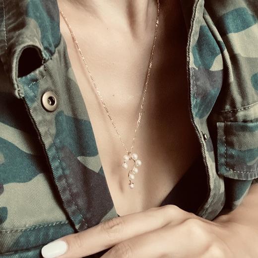 LHWINDSOR 好奇小姐项链问号造型颈链镀金简约原创设计珍珠饰品 商品图5