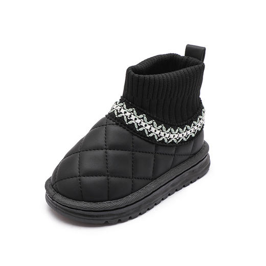 2024年秋冬新款儿童防滑防水保暖雪地靴男女童加棉加厚短靴棉靴子💕 商品图8