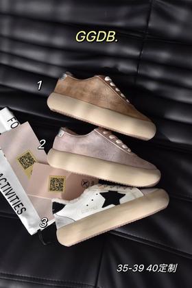 GGDB2024新款做旧丑萌大头面包鞋复古休闲星星脏脏鞋（SS）