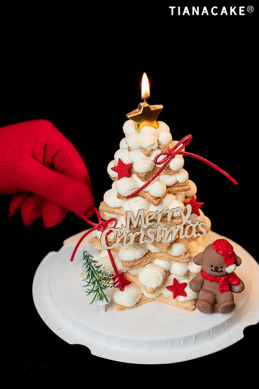 🌟圣诞限定｜星愿璀璨🎄（五寸加高拿破仑塔） 商品图0