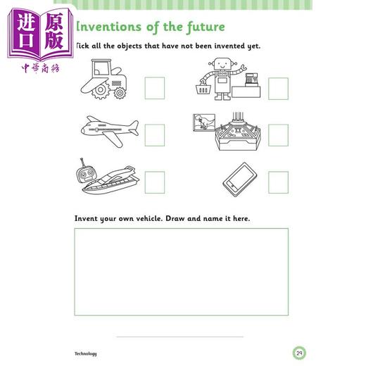 【中商原版】英国S&S教辅 Get Set Understanding the World: Technology 幼小衔接了解世界：科技 英文原版 幼小衔接  商品图1