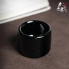 本土斋墨玉系列青瓷手工主人杯工夫茶器黑釉板子杯功夫茶具岩茶杯墨玉风水缸杯90ML墨玉板子杯50ML【不支持补差，非质量问题不退不换】S 商品缩略图6