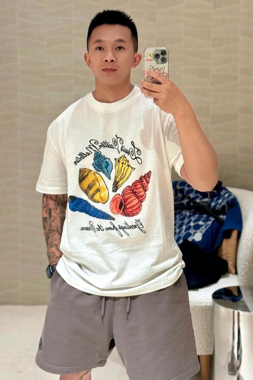 驴家 贝壳印绣圆领短袖（JN） 商品图1