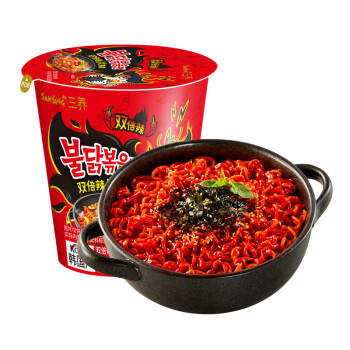 三养（SAMYANG）火鸡面三养火鸡面双倍辣杯面拌面70g 拉面泡面速食熬夜加班速食 /粮油调味 /方便食品 /方便面 商品图5