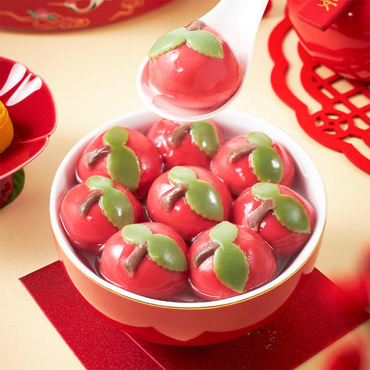 广州酒家 芝麻花生流沙汤圆两袋装大黄米苹安喜乐汤圆元宵甜品广式点心半成品懒人速食 商品图9