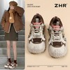 ZHR则则加绒厚底运动休闲鞋女冬季雪地靴保暖棉鞋大头增高老爹鞋 商品缩略图0