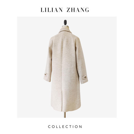 知性温婉风中长款大衣 - 秋冬宽松百搭外套  2106302 商品图2