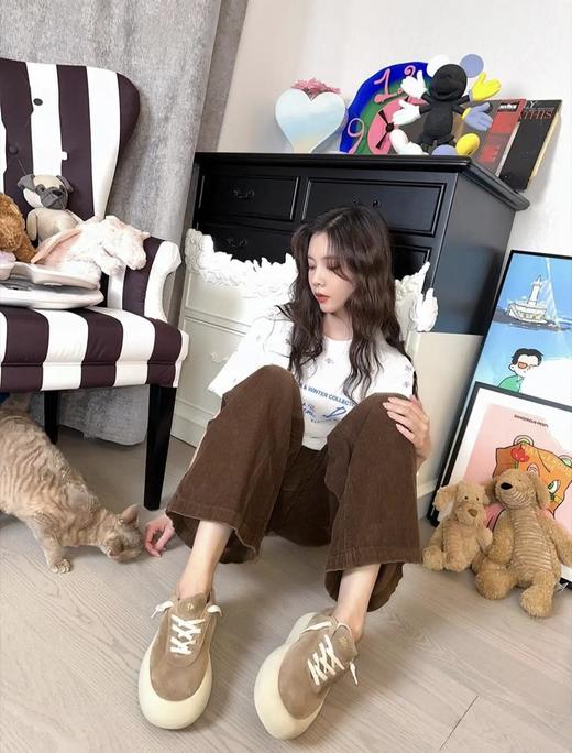 GGDB2024新款做旧丑萌大头面包鞋复古休闲星星脏脏鞋（SS） 商品图2