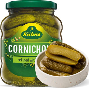 冠利（KUHNE）德国进口 青瓜仔330g 西餐配菜 0脂酸黄瓜腌黄瓜 酸乳瓜 罐头小菜 /粮油调味 /调味品 /榨菜/酱腌菜 商品图5