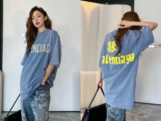 B家 胶带美纹纸贴图T恤（JN） 商品图0