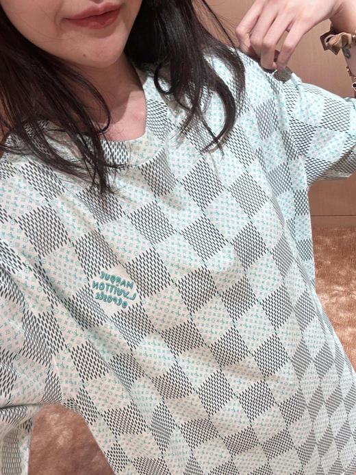 驴家 绿棋盘印花短袖（JN） 商品图3