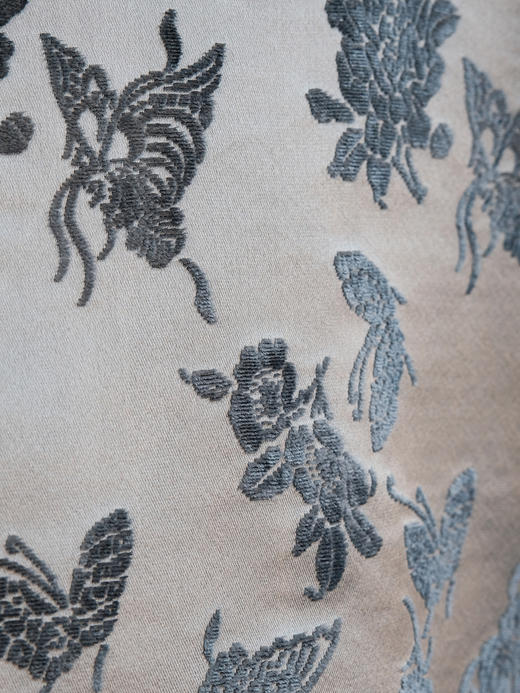 盛唐牡丹|蝶恋花漳缎花扣坎肩 商品图6