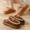 男士棉拖鞋居家用加绒加厚拖鞋冬天保暖冬季棉拖可外穿【WG24112M】 商品缩略图1