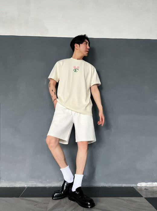 驴家 Monogram满花弹幕本色提花短裤（JN） 商品图1