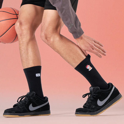 有志者UZIS2024圣诞限定礼盒男女情侣送礼美式休闲纯色运动训练长筒袜 商品图3