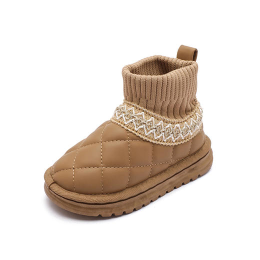 2024年秋冬新款儿童防滑防水保暖雪地靴男女童加棉加厚短靴棉靴子💕 商品图10