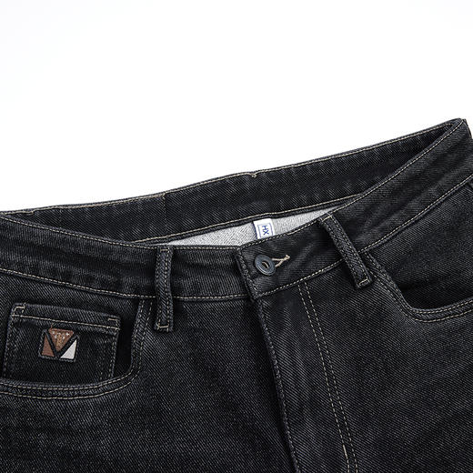 【断码清仓】HX 冬季水洗直筒牛仔长裤Y201440005101 商品图2