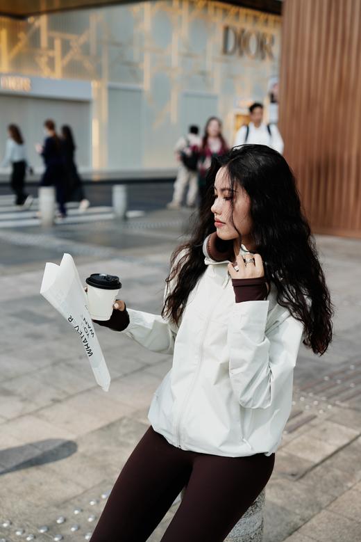 哈瓦塔三防梭织（薄绒）外套透气冲锋衣H340146 商品图4