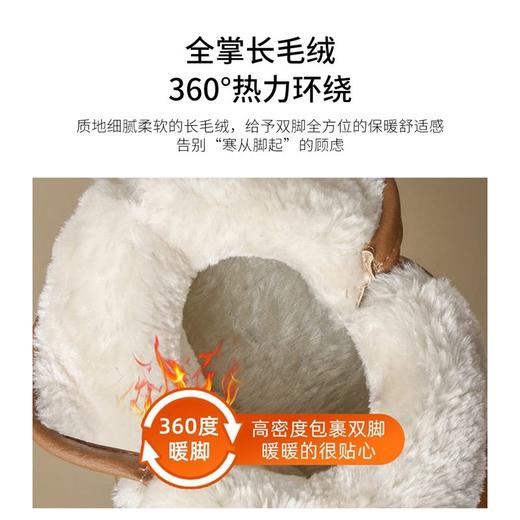 ZHR则则加绒保暖雪地靴真皮棉靴2024冬季新款防滑棉鞋运动休闲鞋 商品图6