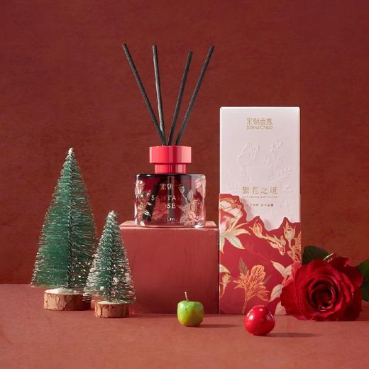 拍2单即享赠品【品质生活|宋朝·繁花之境无火香薰120ml】采取天然植物精油调香，香味清新怡人,香气持久,取与香型对应的元素创作插画，实现嗅觉与视觉的融合，复古瓶身质感满满 商品图1