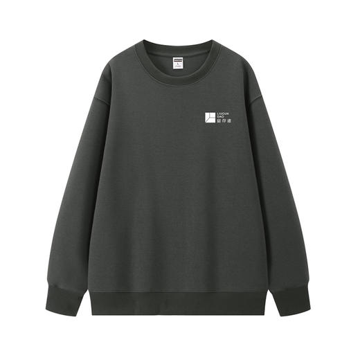 【自营】留存道卫衣2024秋冬新款圆领套头外套男女长袖无帽运动衫工服 商品图0