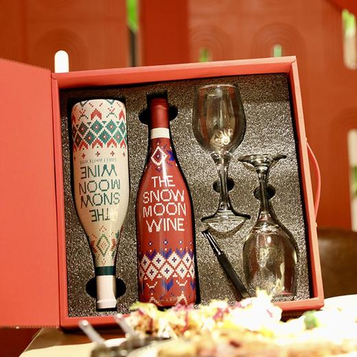 【送新年双旦高端礼盒+2支高脚杯】【法国原瓶进口】酿造大师AOP推荐级珍藏干红&庄园晚收甜白葡萄酒 商品图1