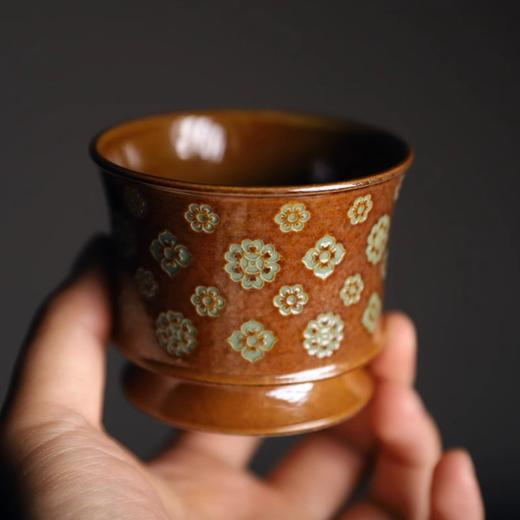 青瓷主人杯家用陶瓷茶杯个人专用单杯填釉直壁品茗杯功夫茶具本土斋-宝相容天杯130ML【不支持补差，非质量问题不退不换】S 商品图2