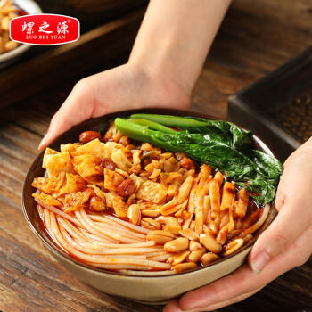 螺之源 柳州螺蛳粉 方便速食米线（水煮型）加辣加臭螺蛳粉335g*8袋装 /粮油调味 /方便食品 /螺蛳粉 商品图0