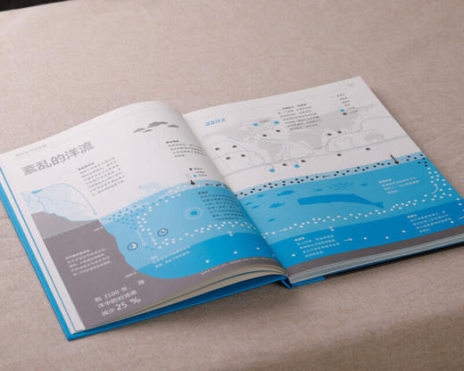 海洋之书：可视化海洋探索，以信息图的形式，综合呈现海洋系统和海洋生态现状 科普图书 商品图2