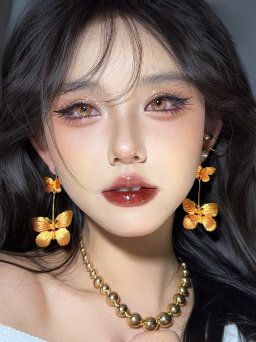 illusionDuck 半年抛 晨迹海蝶 直径14.5mm着色13.8mm 商品图3