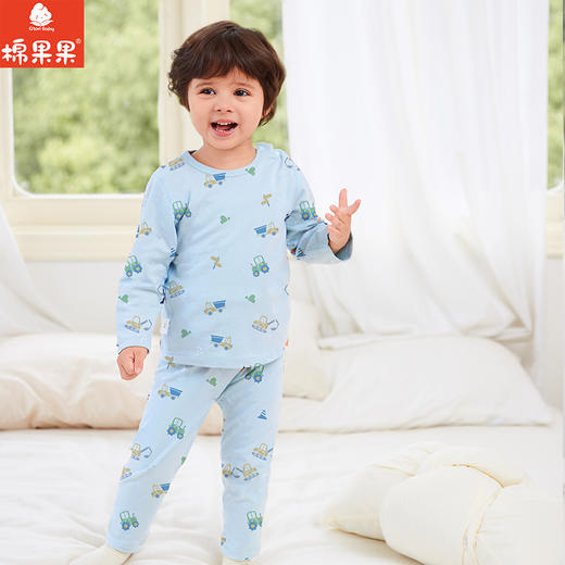 棉果果春季新品商场同款男童莫代尔套头套装M111302425027 商品图0