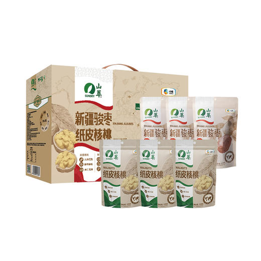 中粮山萃枣核桃礼盒 商品图0
