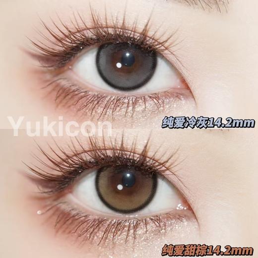 yukicon日抛 纯爱甜棕/纯爱冷灰 14.2mm 日抛无售后！！非离子 商品图0