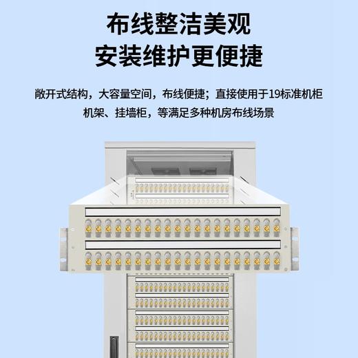 爆款热销【DDF配线架】 2ML9头 通讯L9插头 8 16 20系统19英寸DDF配线架8/10/16/20系统纯铜材质内含三通头两兆BNCL9/Q9头 商品图5