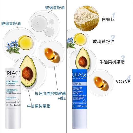 【低至32.5/支！】【日夜修护2支装】依泉唇膏（白管柔润4g/支+蓝管特润4g/支）/组 商品图4