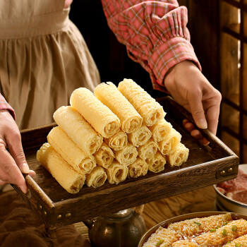 伴晓仙响铃卷130g 三秒炸响铃黄金豆卷油炸腐皮卷螺蛳粉火锅食材 /粮油调味 /南北干货 /干菜类 商品图4