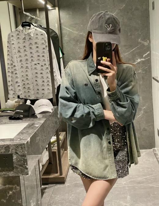 B家 双B刺绣牛仔衬衣（JN） 商品图0