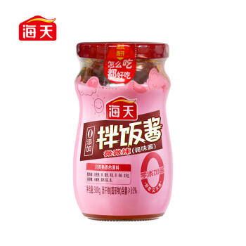 海天 拌饭酱 拌面酱 0添加 300g 0添加防腐剂 料感十足香辣下饭酱 /粮油调味 /调味品 /中式酱料 商品图2