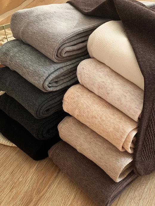 秋冬【日系竖条纹打底裤】外穿中厚秋冬季连脚裤袜棉螺纹袜裤 商品图2