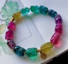7mm-8mm单圈彩虹貔貅碧玺手链 商品缩略图2