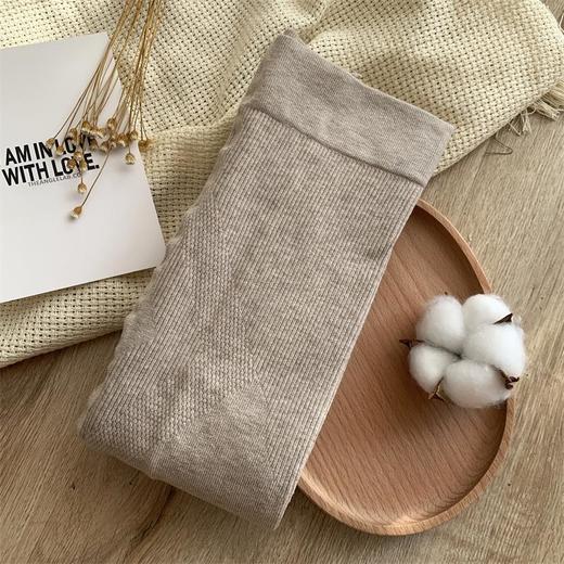 秋冬【日系竖条纹打底裤】外穿中厚秋冬季连脚裤袜棉螺纹袜裤 商品图8