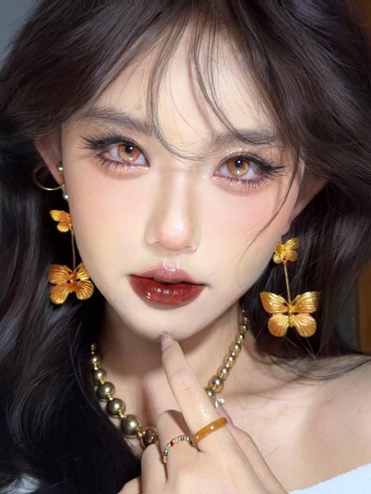 illusionDuck 半年抛美瞳 晨迹海蝶 直径14.5mm着色13.8mm 商品图3