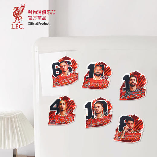 【官方正版】利物浦俱乐部 | 球员肖像冰箱贴球迷家居装饰磁铁 商品图4