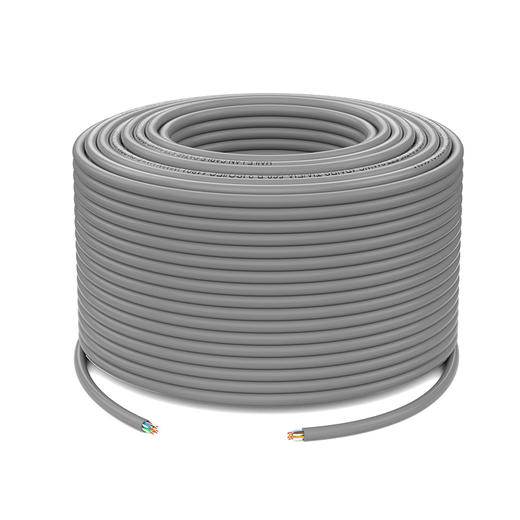 爆款★监控级【0.45无氧铜@足米】五类CAT5e安防监控布线POE供电监控 道闸 车牌识别家装网络布线监控箱线足300米 传输稳定不掉线【优质铜芯】 商品图11