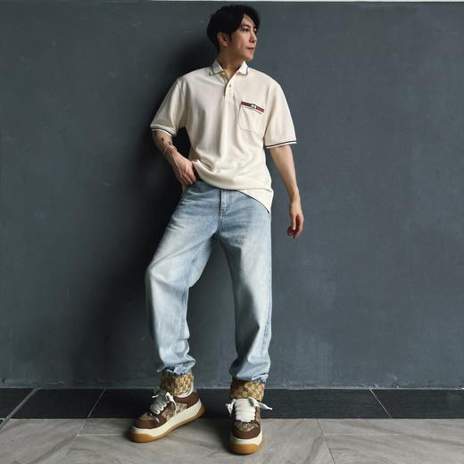 G家 新款胸口袋子刺绣polo，原版定制进口珠地棉（JN） 商品图1