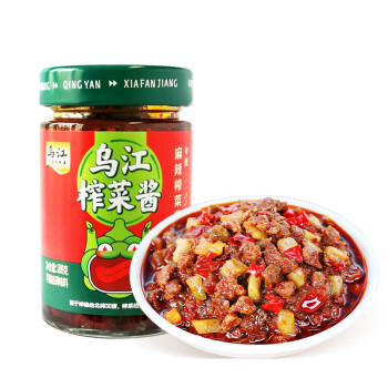 乌江 榨菜酱 轻盐下饭酱 麻辣榨菜酱 188g /粮油调味 /调味品 /榨菜/酱腌菜 商品图4