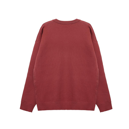 【断码清仓】HX 冬季圆领毛衫新年氛围C107440039101/02 商品图6