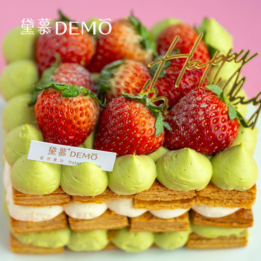 开心果草莓拿破仑·蛋糕 | Pistachio Strawberry Napoleon Cake 商品图3